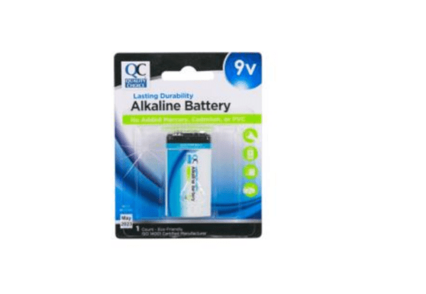 quality choice's battery 9v 1ea