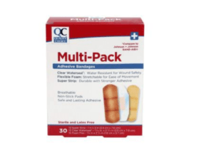 quality choice's bandage adhesive multi pack asst 30ea (band aid)