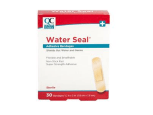 quality choice's bandage adhesive water seal 3/4"x3" 30ea (band aid)