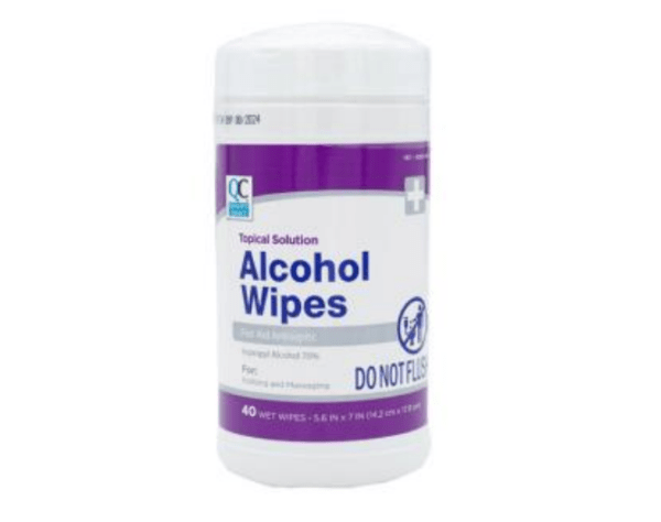 alcohol wipes isopropyl 70% 40ea