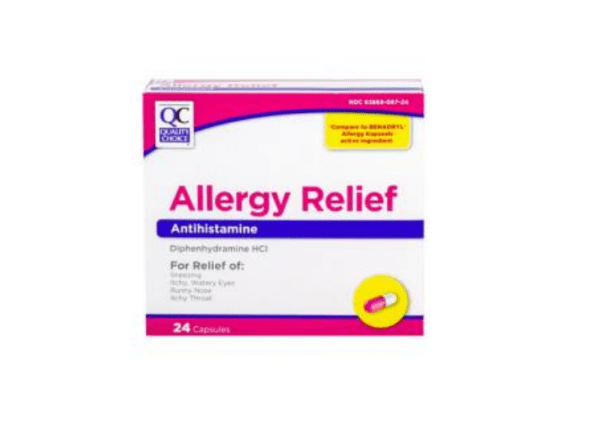 quality choice allergy relief cap 24ea (benadryl kapseals)