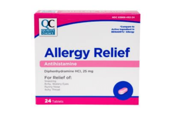 quality choice allergy relief tab 24ea (benadryl)