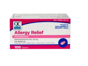 quality choice allergy relief tab 100ea (benadryl)