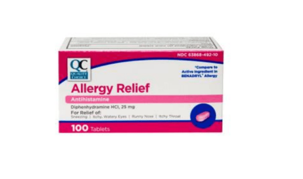 quality choice allergy relief tab 100ea (benadryl)