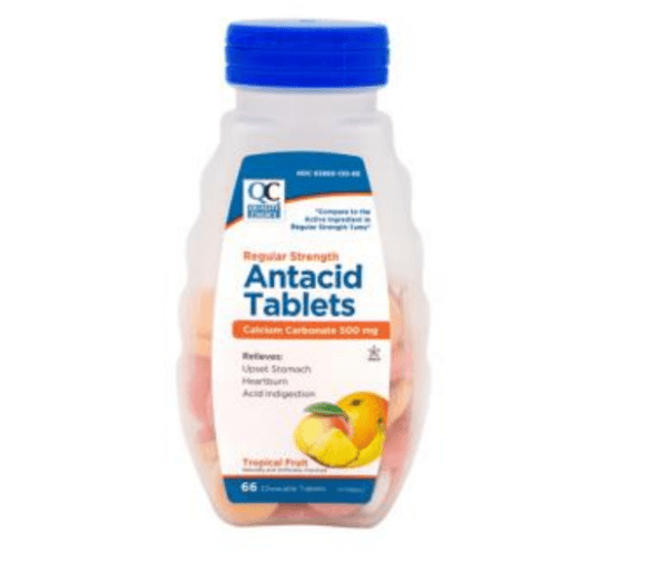 quality choice antacid reg str tropical fruit ctb 66ea (tums ultra)