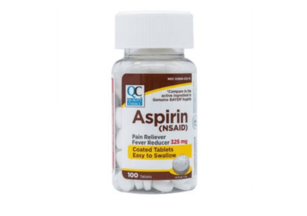 quality choice aspirin 325mg tab 100ea (bayer aspirin)