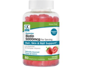 quality choice's biotin 5000mcg gummies 60ea