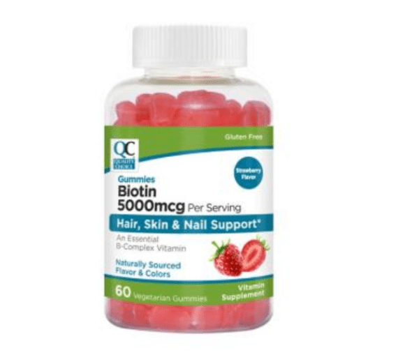 quality choice's biotin 5000mcg gummies 60ea