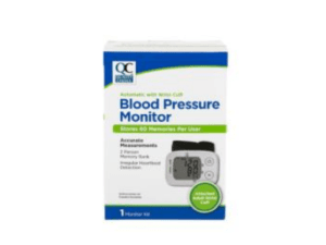 quality choice blood pressure monitor auto wrist 1ea