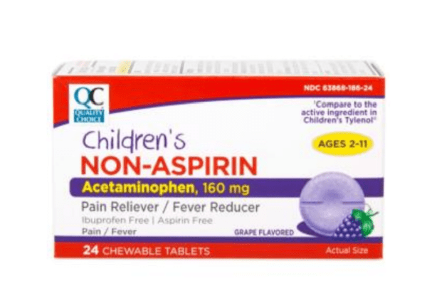 acetaminophen childrens grape ctb 24ea (tylenol child