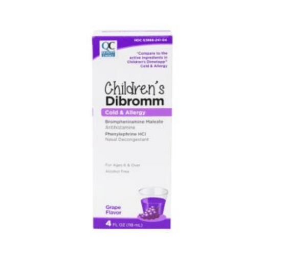 cold & allergy childrens grape eli 120ml (dimetapp)