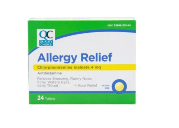 chlorpheniramine allergy tab 24ea (chlor trimeton)