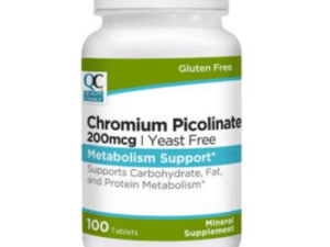 vit chromium picolinate 200mcg tab 100ea