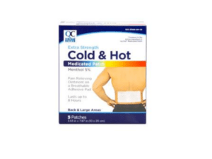 cold and hot medicated xs back patches (icy hot)