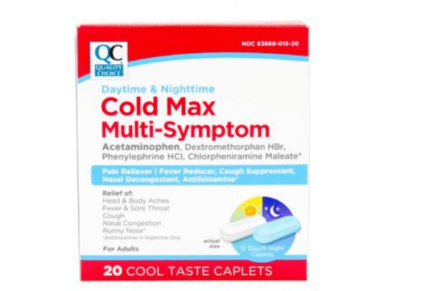 quality choice cold multi symptom combo cpl 20ea (tylenol cold multi symp)