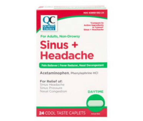 daytime sinus cong & pain cool taste cpl 24ea (tylenol sinus)