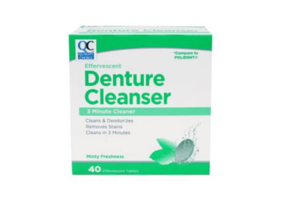 denture cleanser minty green tab 40ea (polident)