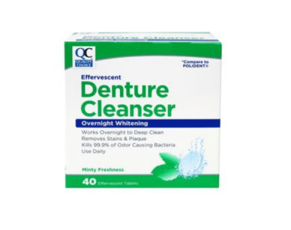 denture cleanser overnight mint tab 40ea (polident)