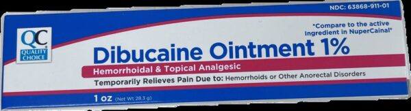 dibucaine 1% oint 1oz (neosporin plus)