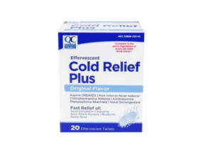 cold relief effervescent tab 20ea (alka seltzer plus cold)