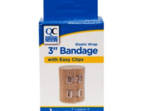 quality choice's bandage with easy clips wrap 3" 1ea