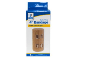 quality choice's bandage with easy clips wrap 4" 1ea