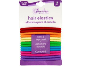 hair elastic ties neon awaken 14ea