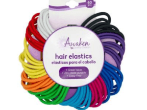 hair elastic ties neon awaken 60ea