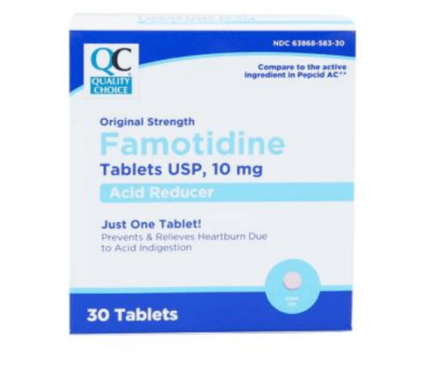 famotidine acid controller 10mg tab 30ea (pepcid ac)