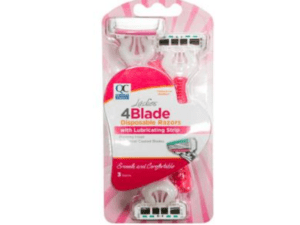 razor 4 blade disposable mens 3ea (schick quattro)