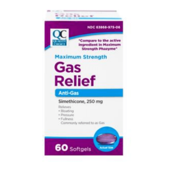 gas relief ultra str 250mg sfg 60ea (phazyme)