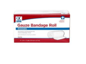 quality choice bandage gauze stretch 4.5"x3 yds 1ea