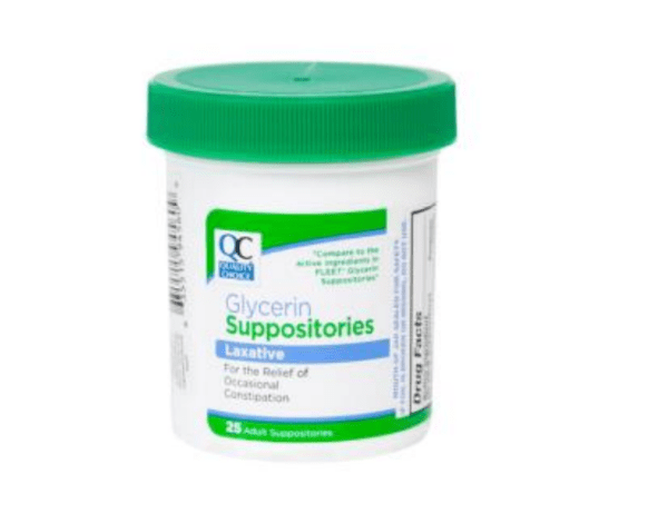 glycerin suppositories adult 25ea (fleet)