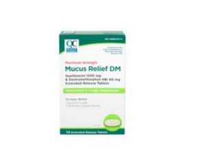 mucus relief dm er 1200mg/60mg tab 14ea (mucinex er)