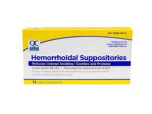 hemorrhoidal suppositories 12ea (preparation h)