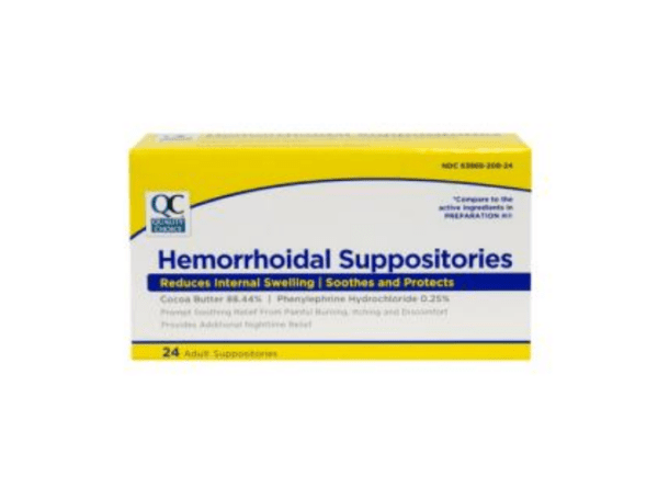 hemorrhoidal suppositories 24ea (preparation h)