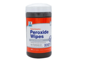 hydrogen peroxide 3% wipes 40ea