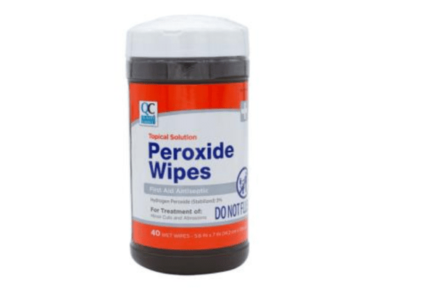 hydrogen peroxide 3% wipes 40ea