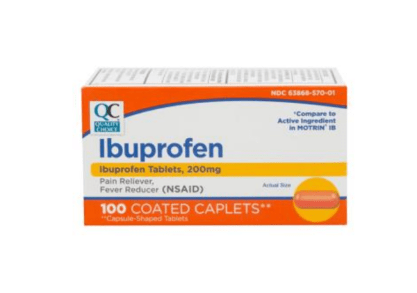 ibuprofen ib 200mg orange cpl 100ea (motrin ib)