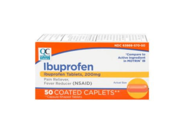 ibuprofen ib 200mg orange cpl 50ea (motrin ib)