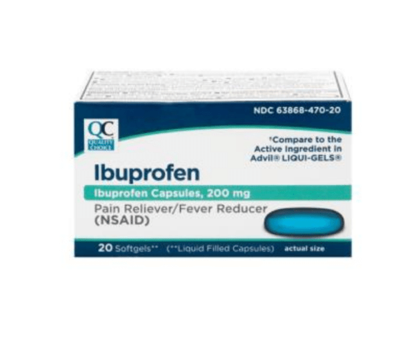 ibuprofen 200mg sfg 20ea (advil liquidgel)