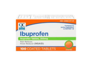 ibuprofen ib 200mg orange tab 100ea (motrin ib)