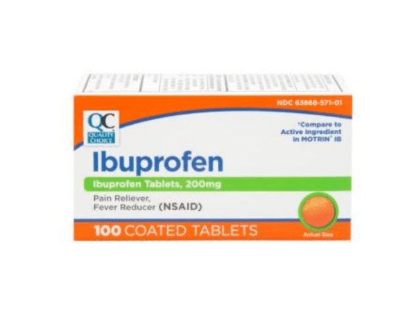 ibuprofen ib 200mg orange tab 100ea (motrin ib)