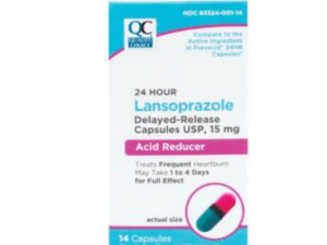 lansoprazole dr 15mg caps 14ea (prevacid)