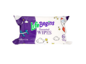 wipes unscented life begins refill 64ea