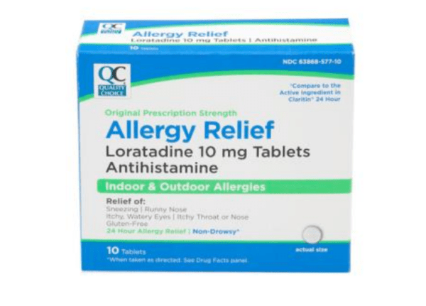 loratadine 10mg tab 10ea (claritin)