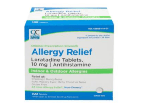 loratadine allergy relief 10mg tab 100ea (claritin)