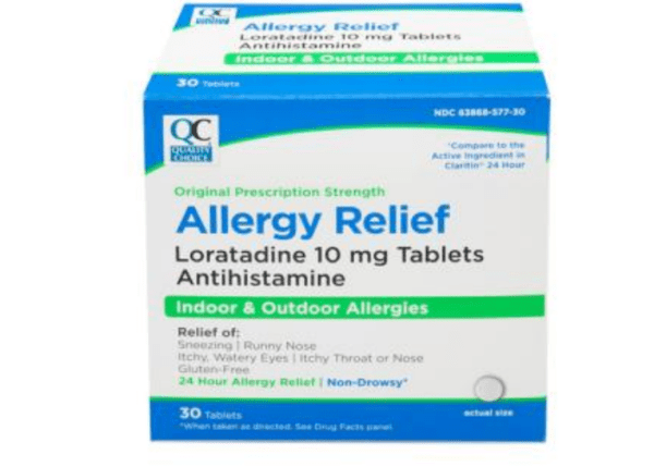 loratadine allergy relief 10mg tab 30ea (claritin)