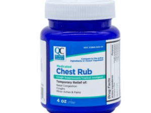 quality choice's chest rub medicated 120gm (vicks vaporub)