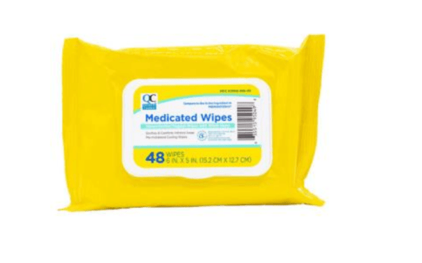 hemorrhoid wipes med w/aloe 48ea (preparation h)